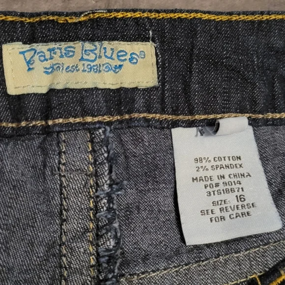 Paris Blues Booty Shorts Size 16 - Picture 4 of 6